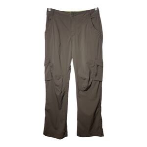 REI Womens Hiking Outdoor Pants Brown Size 10 UPF 50+ Cargo